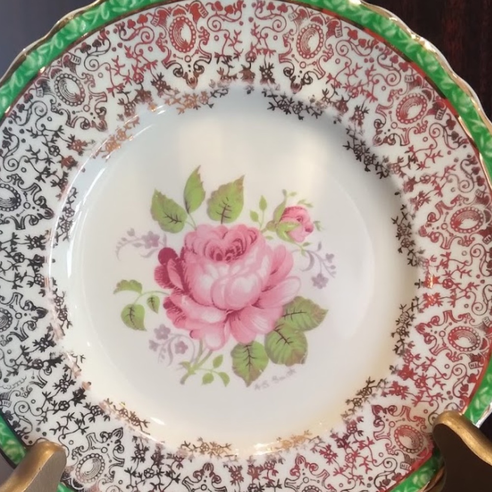 Myott Staffordshire Princess Elizabeth Plate - Picture 6 of 6